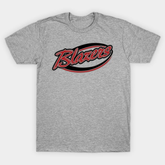 Blazers Sports Logo T-Shirt by DavesTees